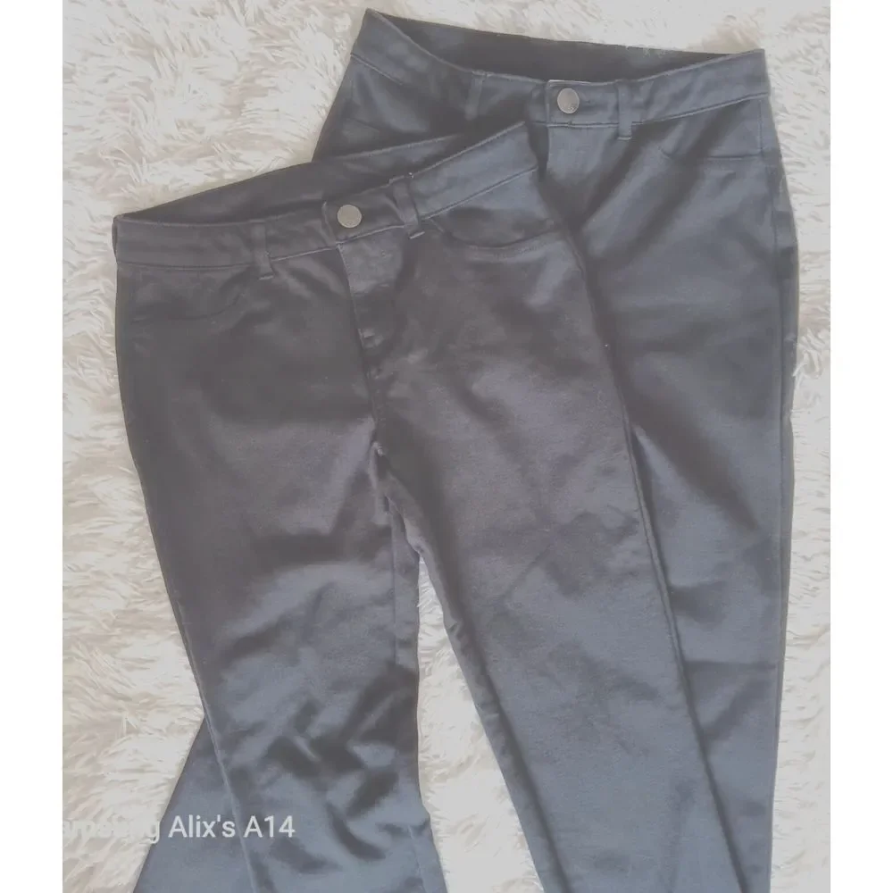 Lot 2 Gap Kids Girls 1969 Super‎ Skinny Dark Denim Stretch Jeans Sz 10 (2 pant)